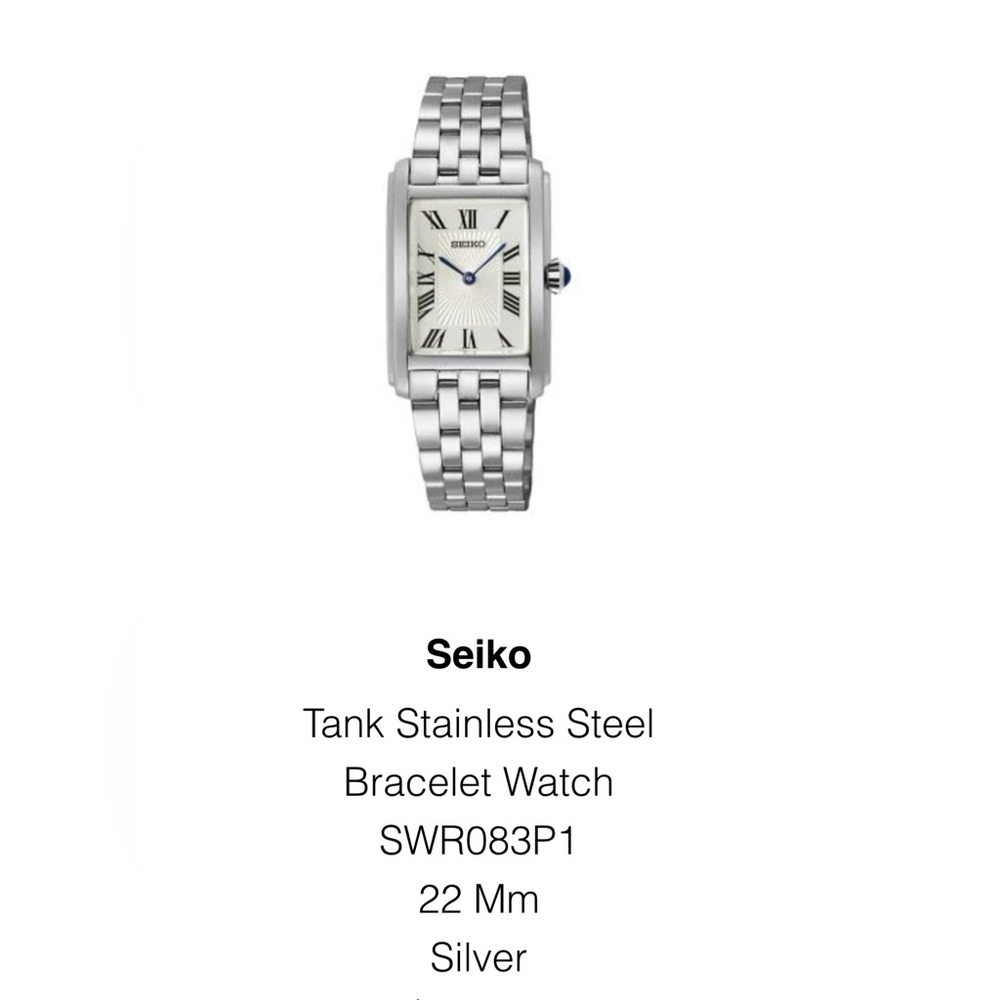 Seiko Tank Watch
